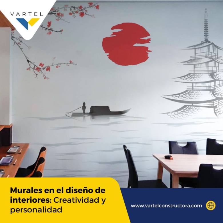 Murales en el Diseño de Interiores: Un Toque de Originalidad